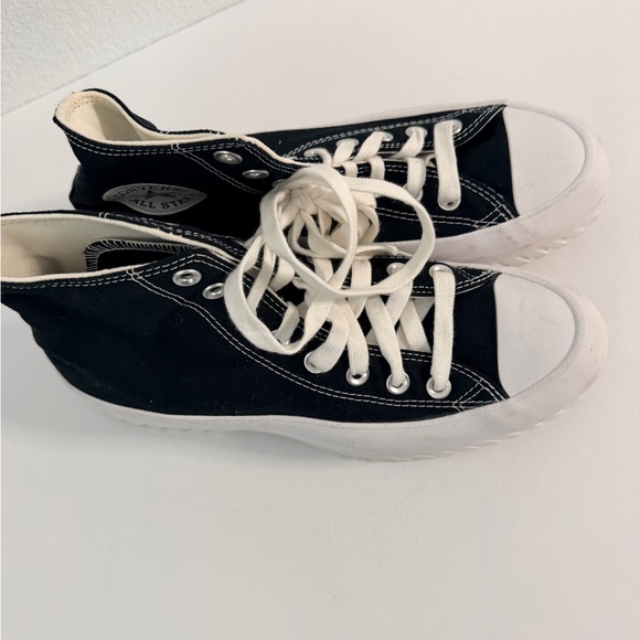 Converse Chuck Taylor All Star Lugged 2.0 Black Sneakers Women Size 8.5 Men 6.5 - Picture 3 of 9